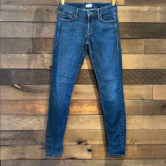 MOTHER Denim Women's The Looker Skinny Jeans in Flowers From the Storm Size 27 - Picture 2 of 9